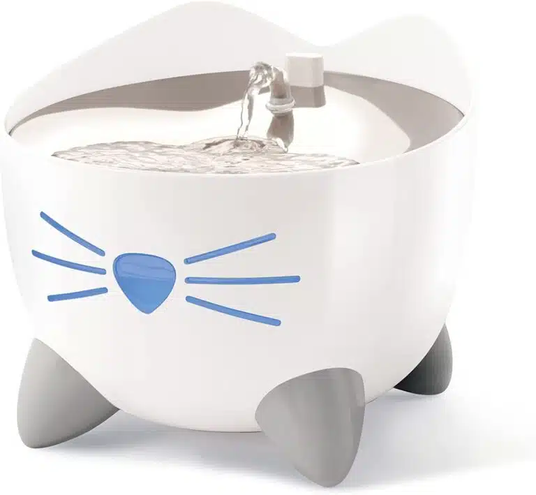 Catit PIXI Smart Water Fountain, Premium Cat Drinking Fountain – Indoor Outdoor Automatic Pet Water Fountain with Filter for Cats